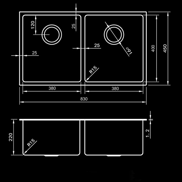 Chau rua chen am ban da cao cap Kelas