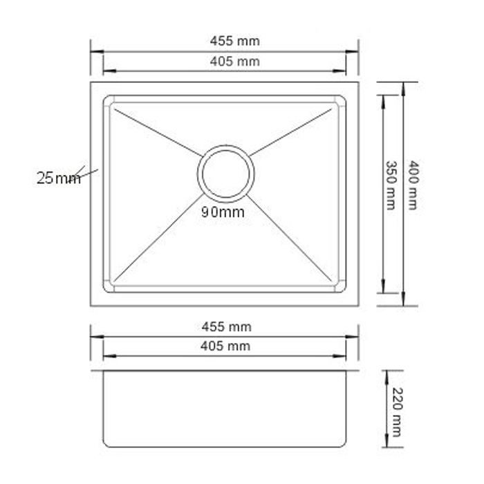 Ban ve ky thuat chau inox KA4540