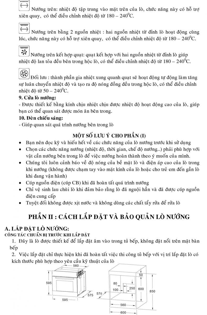 Huong dan su dung lo nuong dien MOV-65DA