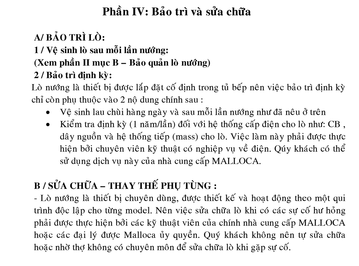 Huong dan su dung lo nuong dien EB-40ERCD3-8C11