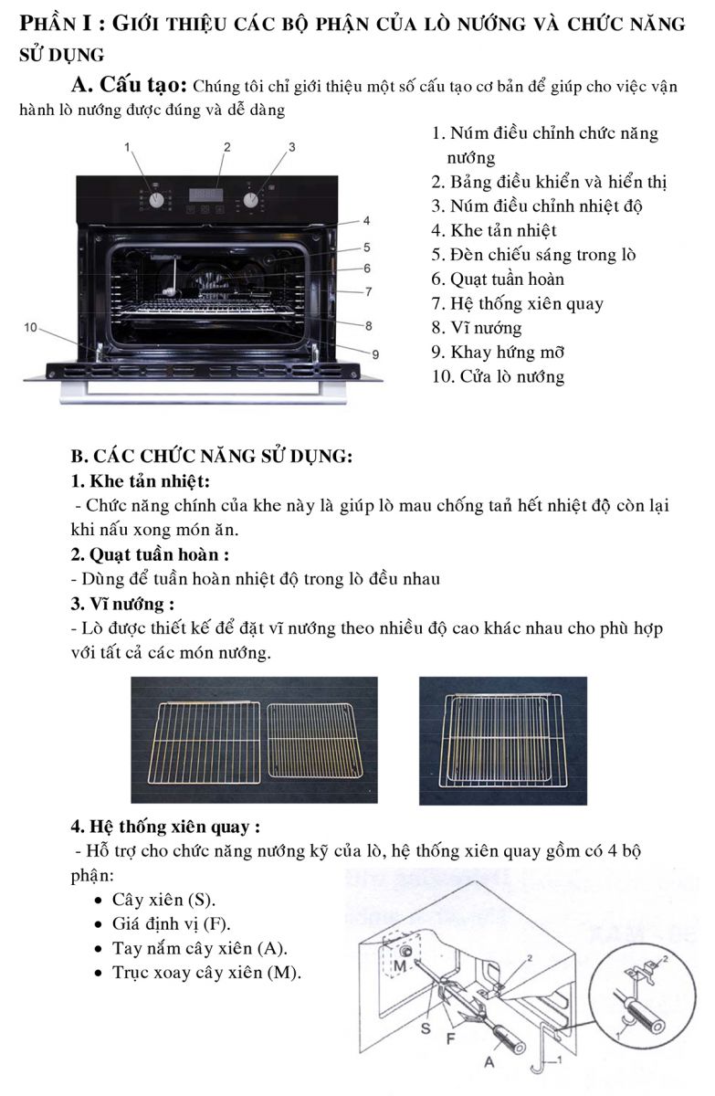 Huong dan su dung lo nuong dien EB-40ERCD3-8C11