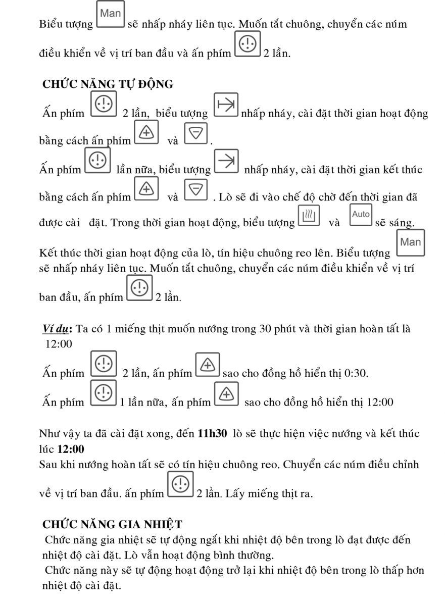 Huong dan su dung lo nuong dien EB-40ERCD3-8C11