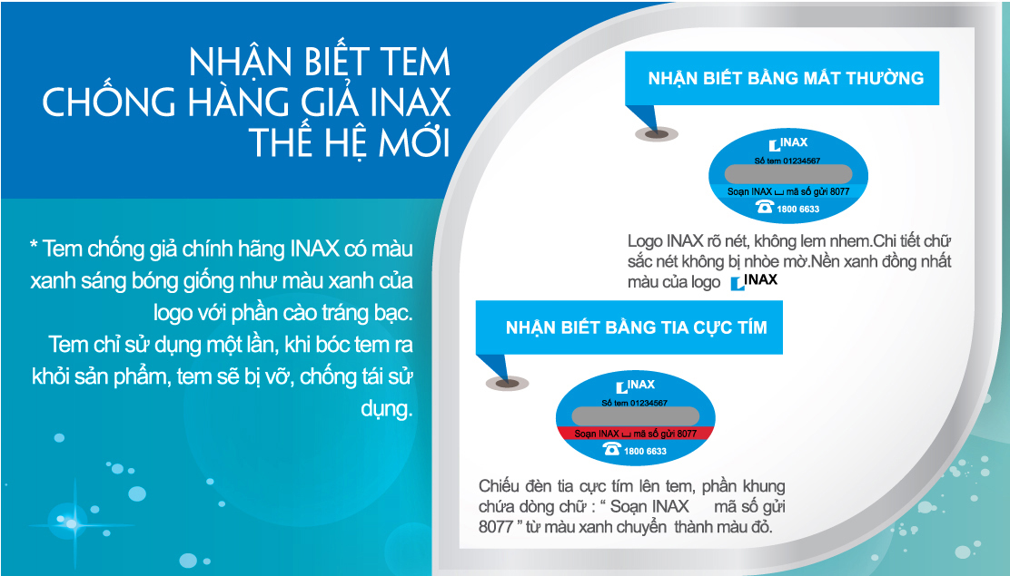 Tem chong hang gia Inax