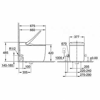 ban-cau-dien-tu-grohe-39355sh0-treo-tuong-sensia