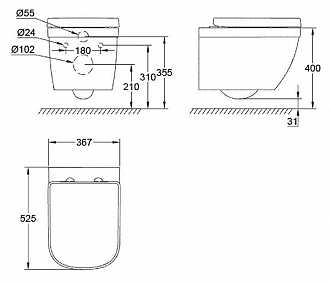 ban-cau-grohe-39205000-eurosmart-treo-tuong