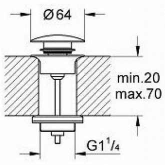 nut-nhan-xa-lavabo-grohe-65807000