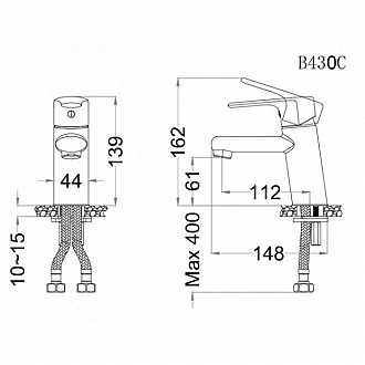 voi-lavabo-nong-lanh-caesar-b430cu