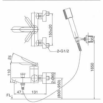 voi-sen-tam-nong-lanh-inax-bfv-4000s-5c