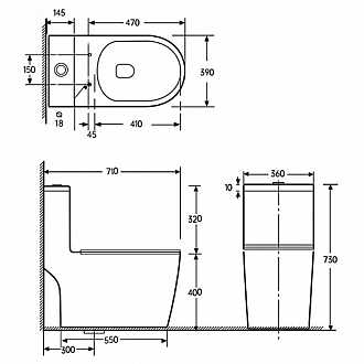 bon-cau-1-khoi-cotto-c1000023os-wh